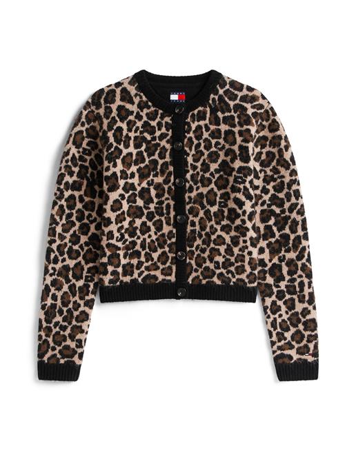 Tommy Jeans Cardigan  brun / cappuccino / sort