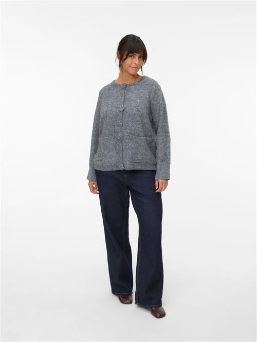 Vero Moda Curve Cardigan 'VMCBLOSSOM'  grå-meleret