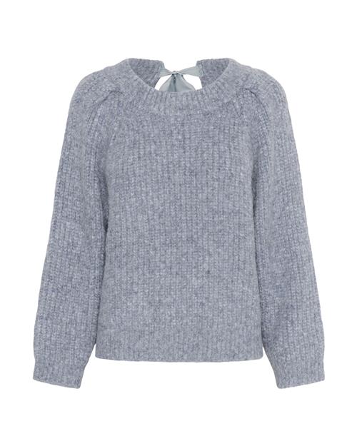Se SOAKED IN LUXURY Pullover 'Pleoni'  blå-meleret ved About You