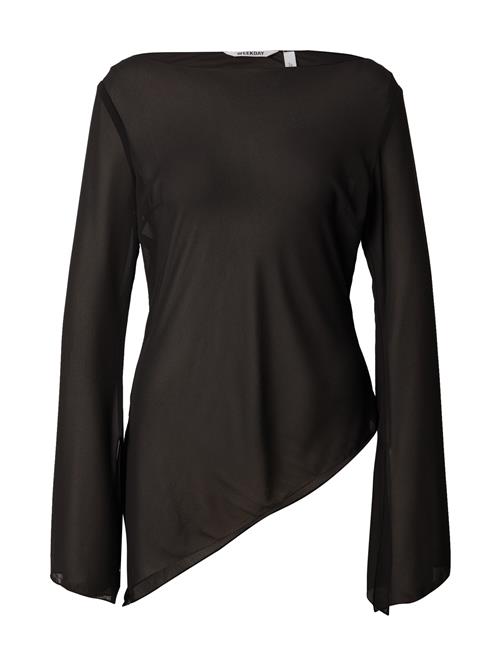 WEEKDAY Bluse  sort
