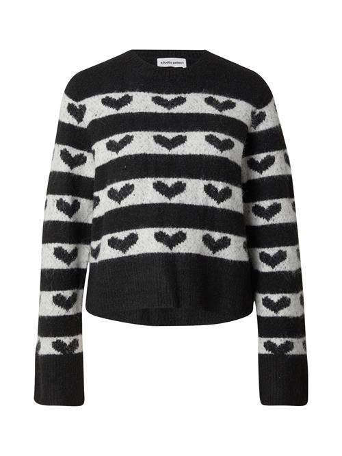 studioselect Pullover 'Larissa'  sort / hvid