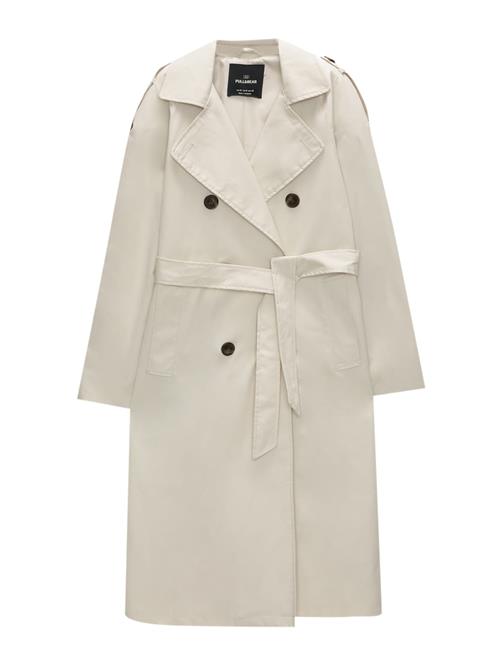 Pull&Bear Overgangsfrakke  lysebeige
