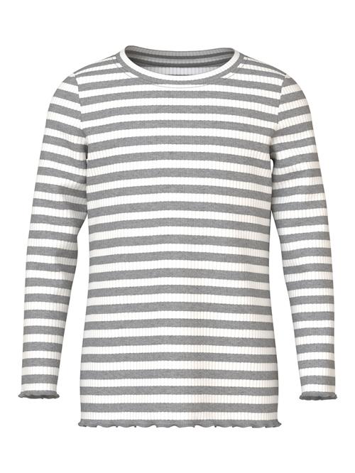 Se NAME IT Langærmet Bluse Vemma Grey Melange Cloud Dancer hos SmartKidz