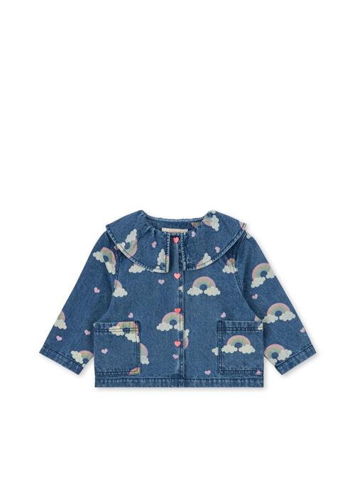 Konges Sløjd GOTS Magot Denim-skjorte Rainbow  Rainbow 5-6 Y  Blå  5-6 år  kvinde
