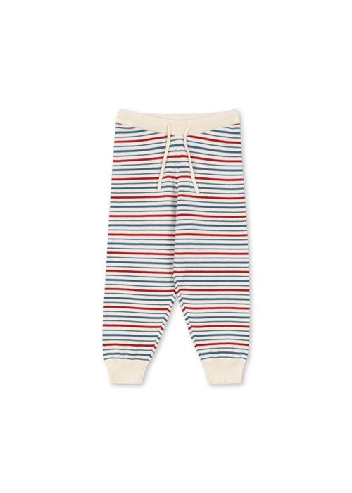 Konges Sløjd GOTS Manis Strikkede Bukser Antique Stripe  Antique Stripe 5-6 Y  Blå  5-6 år  mand