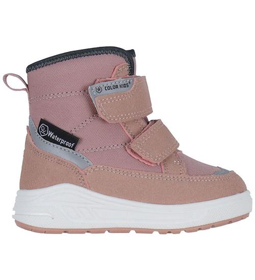 Color Kids Støvler - m. Velcro - Woodrose