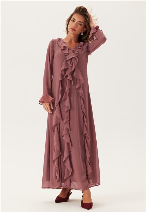 VERO MODA Vmholly Ls Flounce Ankle Dress
