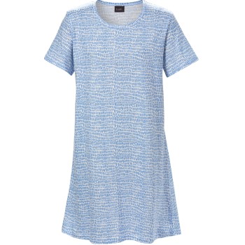 Trofé Trofe Croco Big T-Shirt Dress Blå Mønster bomuld 3XL Dame