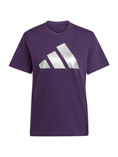 ADIDAS SPORTSWEAR Funktionsbluse  lilla / sølv