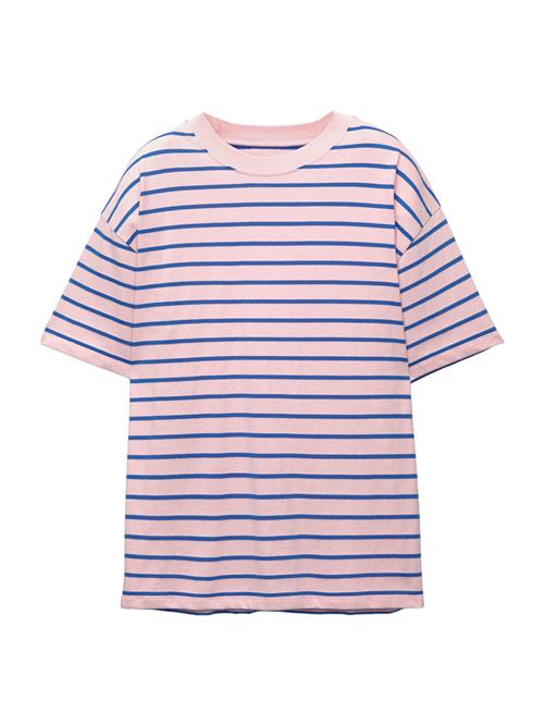 Pull&Bear Oversized bluse 'PACIFIC'  royalblå / lyserød