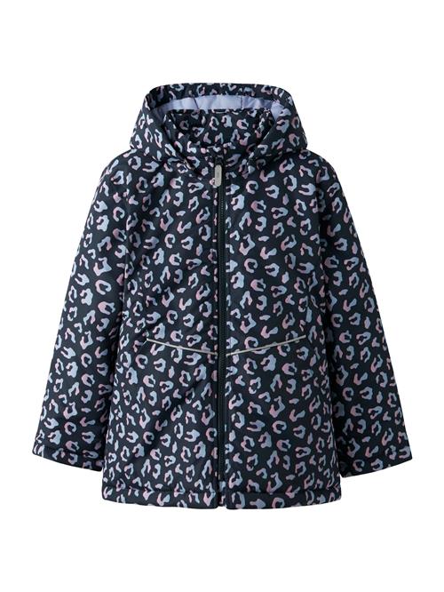 NAME IT Overgangsjakke 'NKFMAXI'  lyseblå / mørkeblå / lys pink