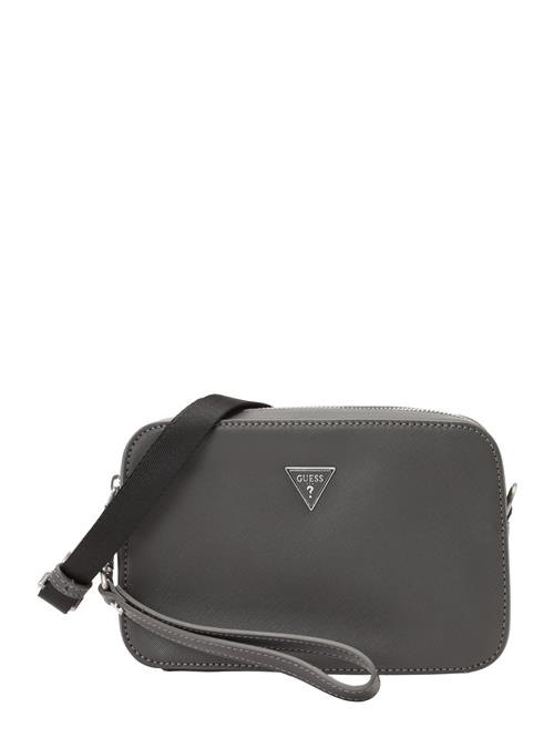 GUESS Skuldertaske 'MILANO CAMERA BAG S'  antracit