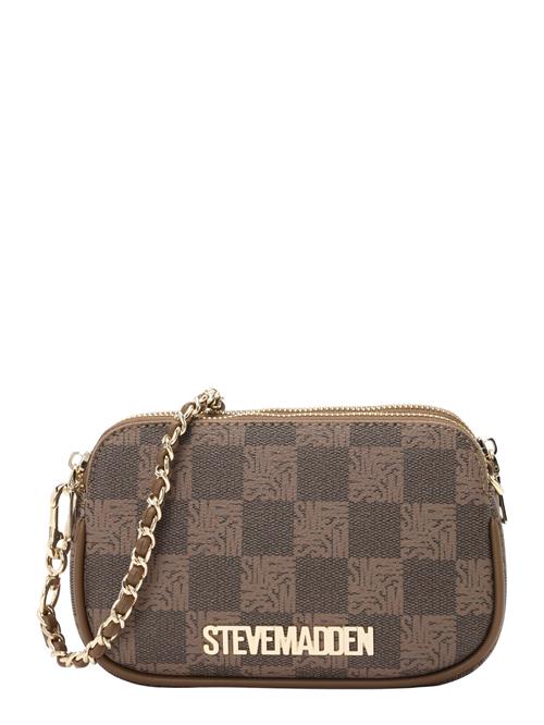 STEVE MADDEN Skuldertaske 'Bjuni-7'  brun / lysebrun / guld