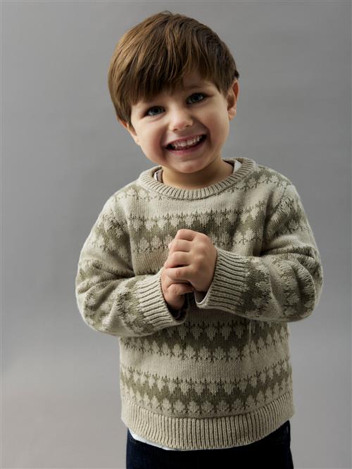 NAME IT Striktrøje Oscar Island Fossil Mermaid