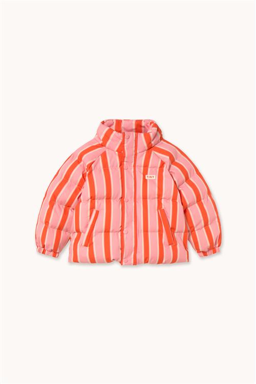 Tinycottons Retro Kort Vatteret Jakke Summer Red/pink  Summer Red/Pink-8 Y  Rød  8 år  Unisex