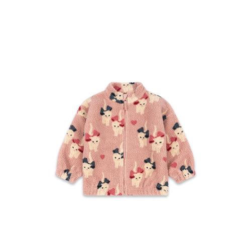 Konges Sløjd Jody Teddy-jakke Bow Kitty  Bow Kitty 5-6 Y  Lyserød  5-6 år  kvinde