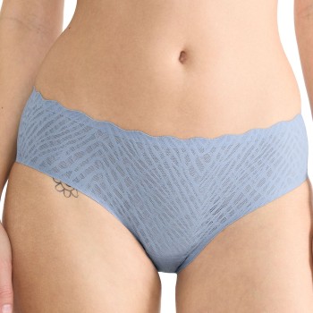 Sloggi Trusser ZERO Feel Bliss Hipster Brief Blå/Grå XX-Large Dame