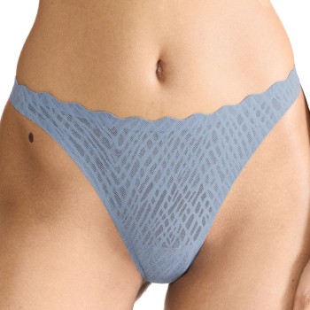 Sloggi Trusser ZERO Feel Bliss String Brief Blå/Grå XX-Large Dame
