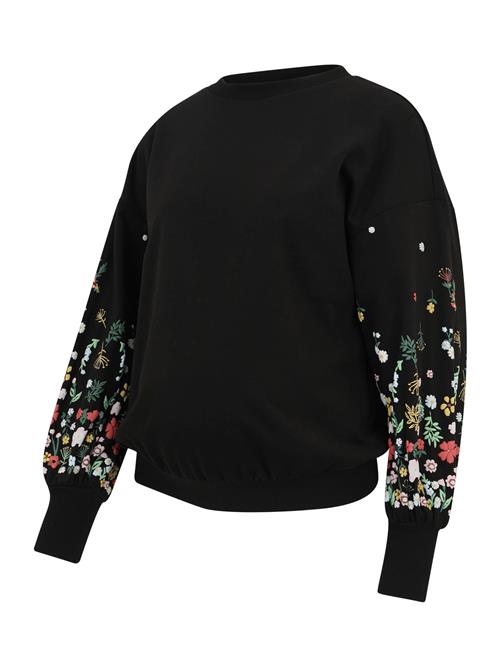 Only Maternity Sweatshirt 'OLMBrooke'  grøn / lyserød / melon / sort
