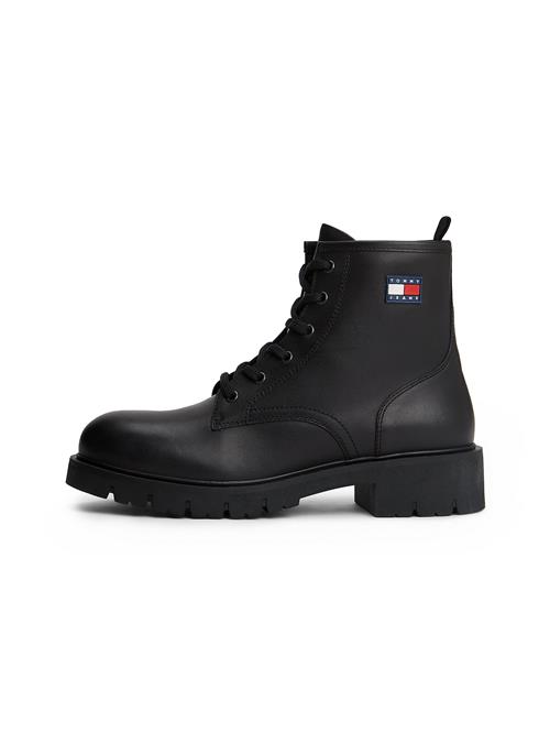 Tommy Jeans Snørestøvletter  sort