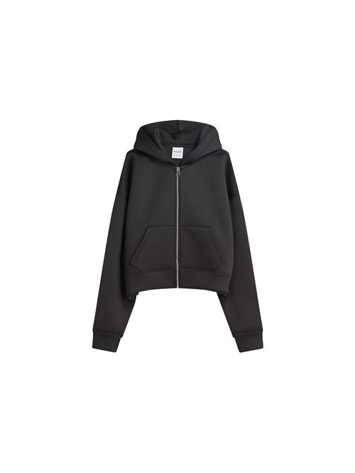 Bershka Sweatjakke  sort