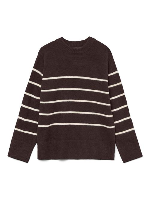 VERO MODA Pullover 'VMFlawless'  choko / hvid