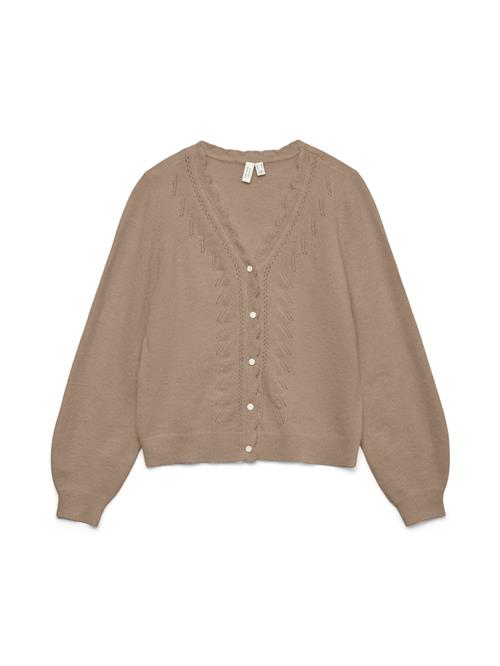 Se VERO MODA Cardigan 'VMLYA'  mørkebeige ved About You