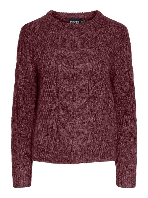 PIECES Pullover 'PCNina'  rødmeleret