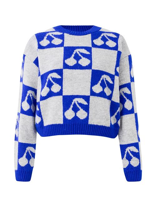 ONLY Pullover 'ONLHAPPIE'  mørkeblå / lysegrå