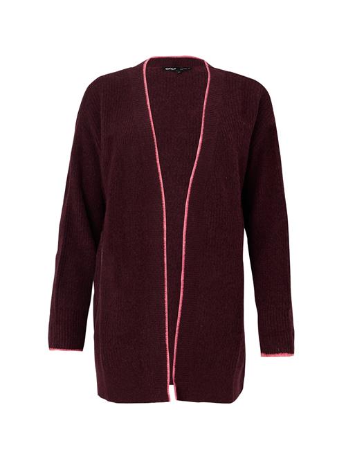 ONLY Cardigan 'ONLHAVANNA'  lys pink / vinrød