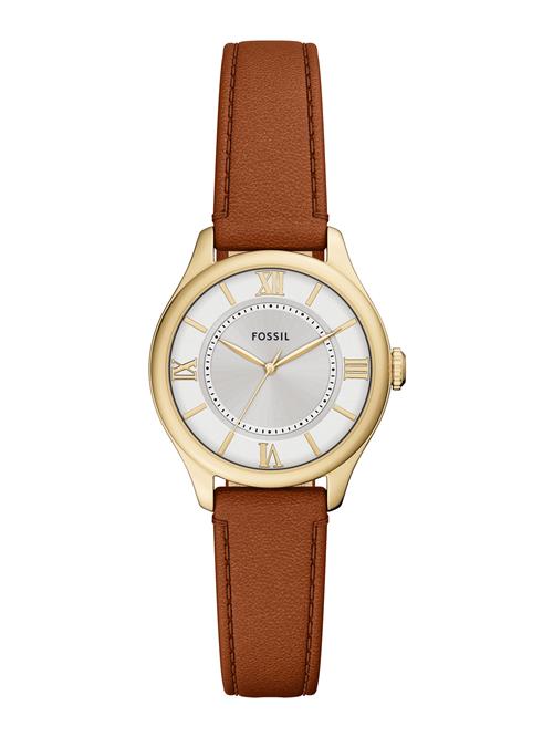 FOSSIL Analogt ur 'GILMORE'  cognac / guld / sort / sølv