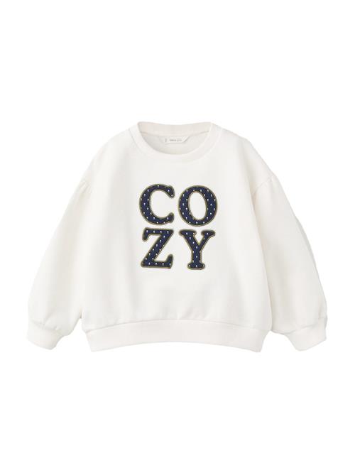 MANGO KIDS Sweatshirt 'COZY'  navy / gul / offwhite