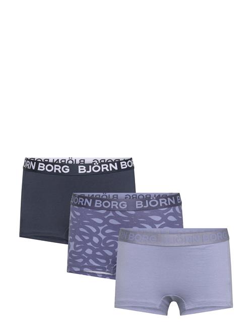 Cotton Stretch Boxer Shorts 3P Björn Borg Patterned