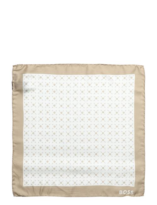 H-Pocket Sq-222 BOSS Cream