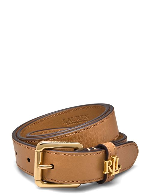 Natural Smth Leathr-Lgo Kpper 25-Bl Lauren Ralph Lauren Beige