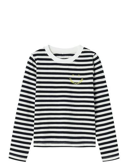 Nkflopine Ls Slim Short Top Name It Black