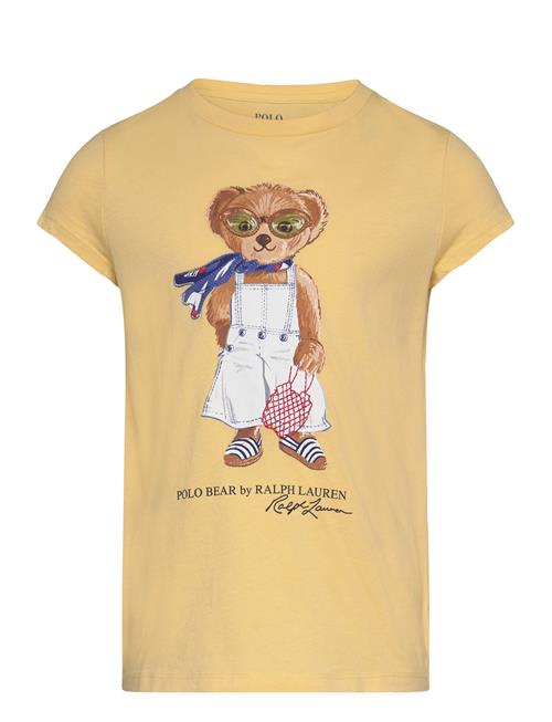 Polo Bear Cotton Jersey Tee Ralph Lauren Kids Yellow