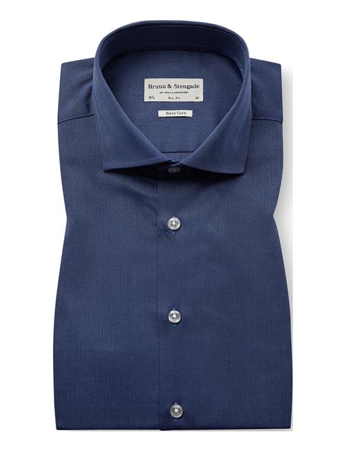 Bs Bublik Slim Fit Shirt Bruun & Stengade Blue