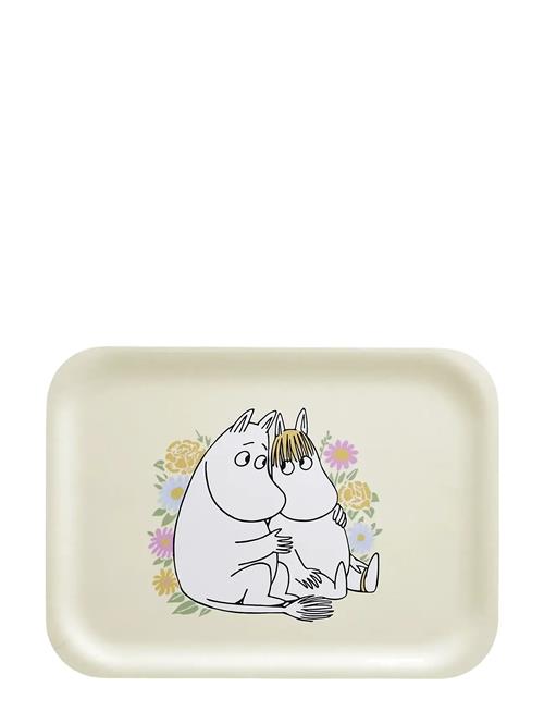 Moomin Tray Flowers 27X20Cm Muurla Cream