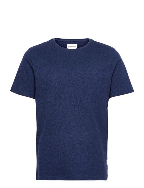 Mouliné O-Neck Tee S/Smouliné O-Neck Tee S/S Lindbergh Blue