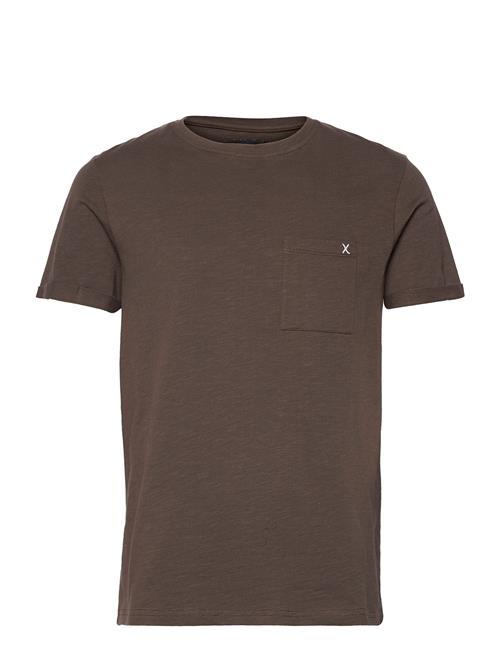 Kolding Organic Tee S/S Clean Cut Copenhagen Brown