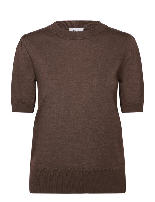 Milasz Ss Pullover Saint Tropez Brown