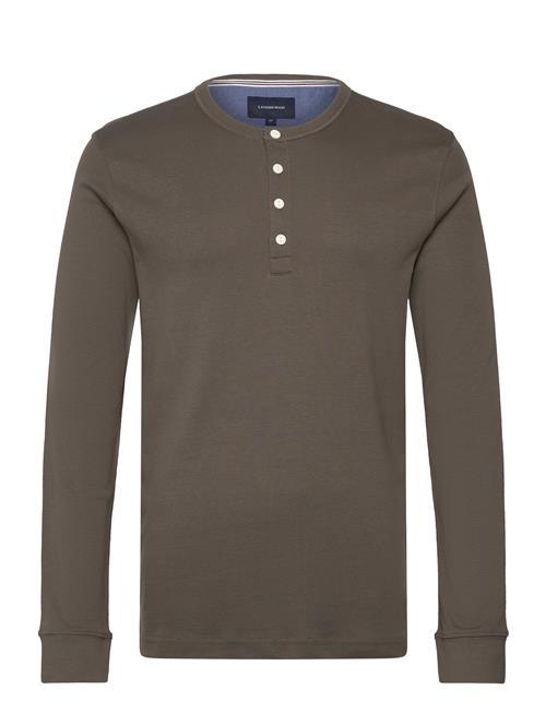 Solid Gradad W Contrast Fabric L/S Lindbergh Green
