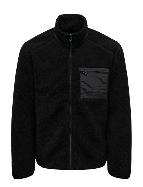 Onsdallas Life Sherpa Jacket Otw Vd ONLY & SONS Black