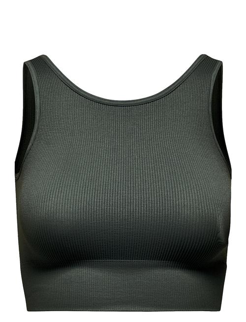 Onpjaia Un Sl Seam Short Top Noos Only Play Khaki