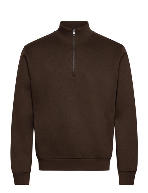 Jack & Jones Jjebradley Sweat Half Zip Noos Jack & J S Brown