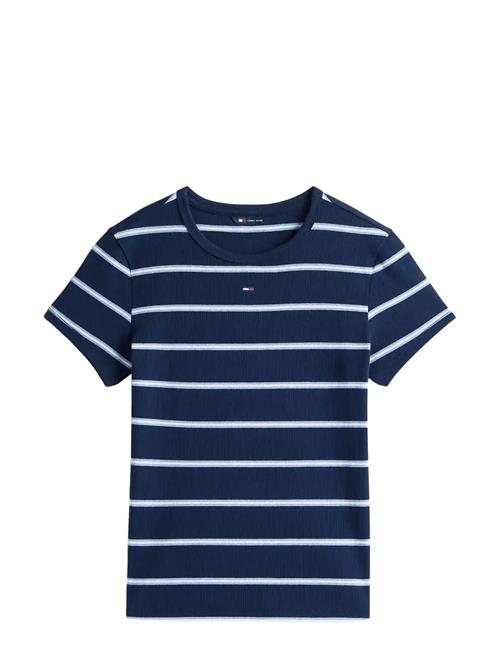 Tjw Slim Essential Rib Ss Ext Tommy Jeans Navy