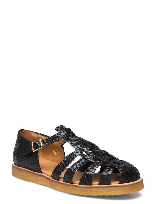 Sandals - Flat - Closed Toe - Op ANGULUS Black