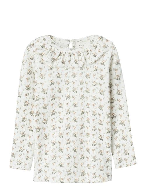 Nmfgago Kni Ls Slim Top Lil Lil'Atelier White