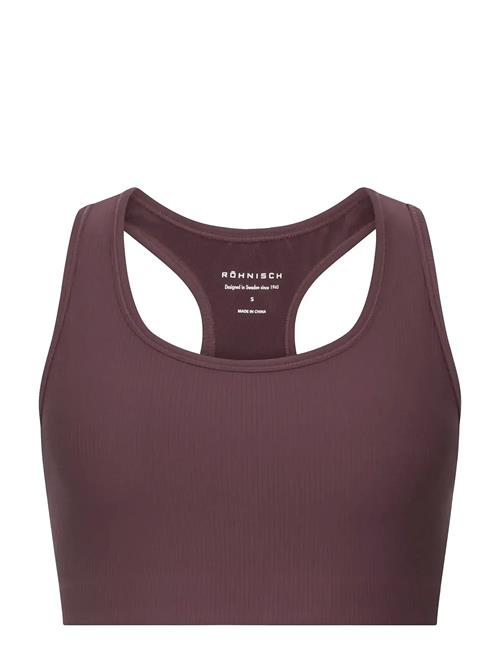 Ribbed R Sportsbra Röhnisch Burgundy